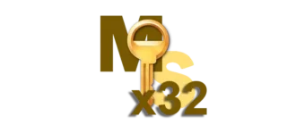 Символьное изображение KMS-активатора для 32-битных систем