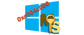 Иконка ошибка 0xc004c060 при активации Windows 10