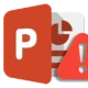 Иконка сбой активации PowerPoint